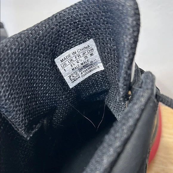 adidas Black and Red Men's Shoes - Picture 3 of 12